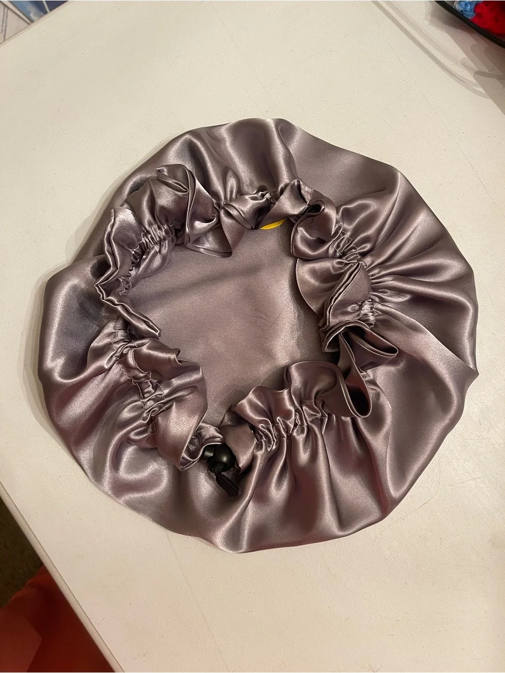 Satin Hair Bonnet - Silver Sleep Cap